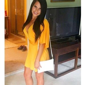 Yellow dress/romper